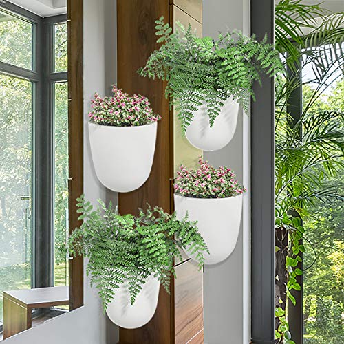 Sungmor Corner Planter Wall Mounted Plant Pots - Self Watering Ver...