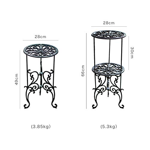 Sungmor Heavy Duty Cast Iron Potted Plant Stand,19.3-Inch 1 Tier M...