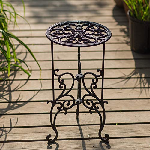 Sungmor Heavy Duty Cast Iron Potted Plant Stand,19.3-Inch 1 Tier M...