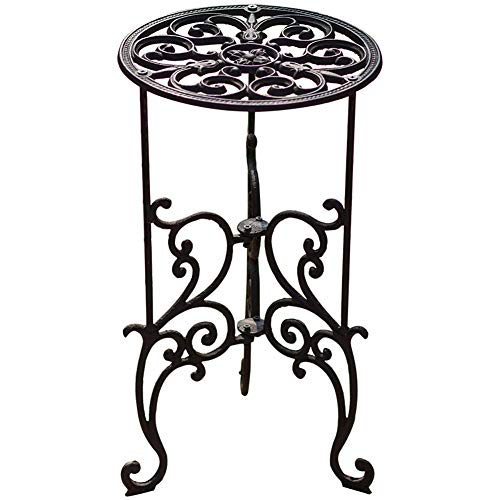 Sungmor Heavy Duty Cast Iron Potted Plant Stand,19.3-Inch 1 Tier M...
