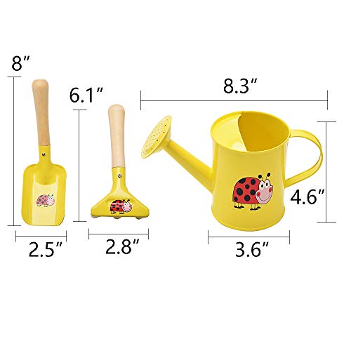 Sungmor Kids Garden Tools Set | Pretty & Cute Little Gardener Kit ...