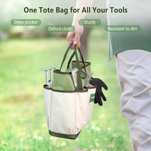 sungwoo Garden Tool Set 10 Piece, Heavy Duty and Lightweight Alumi...