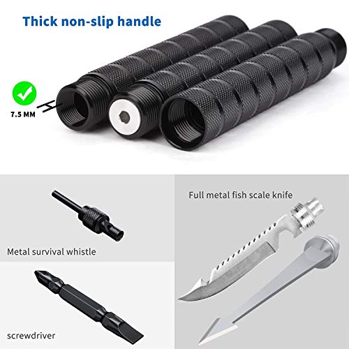 Sunkoon Survival Shovel Survival Axe, Camping Folding Shovels Hatc...