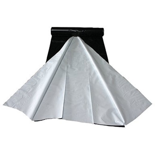 Sunleaves Poly Film in Black / White - 10 x 50 Feet