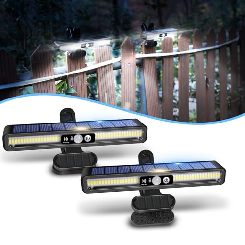 sunlight encounter Clip On Solar Motion Lights Outdoor Waterproof,...