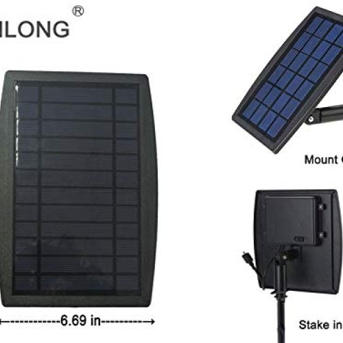 Solar Pond Spotlights IP68 with Bright 18 LEDs by 3 Lamps Angle Ad...