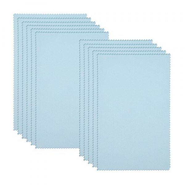 Sunmns 5 x 8 Inches Jewelry Cleaning Cloth Polishing Cloths for St...
