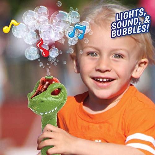 Sunny Days Entertainment Maxx Bubbles Dinosaur Bubble Wand – Light...