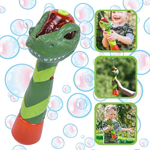 Sunny Days Entertainment Maxx Bubbles Dinosaur Bubble Wand – Light...