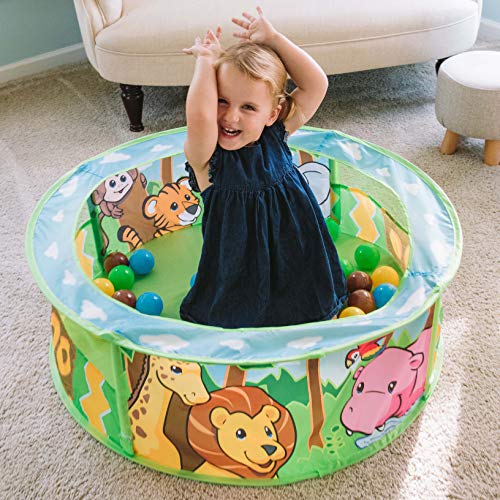 Sunny Days Entertainment Zoo Adventure Ball Pit – Indoor Pop Up Pl...