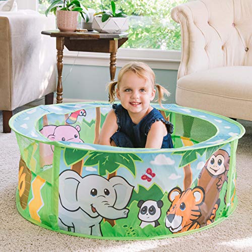 Sunny Days Entertainment Zoo Adventure Ball Pit – Indoor Pop Up Pl...