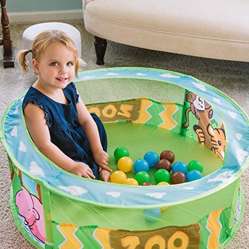 Sunny Days Entertainment Zoo Adventure Ball Pit – Indoor Pop Up Pl...