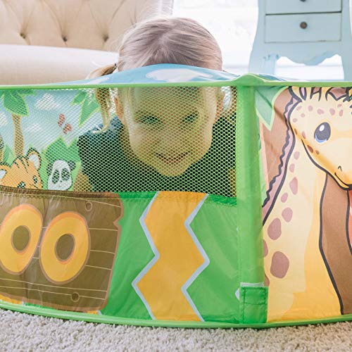 Sunny Days Entertainment Zoo Adventure Ball Pit – Indoor Pop Up Pl...