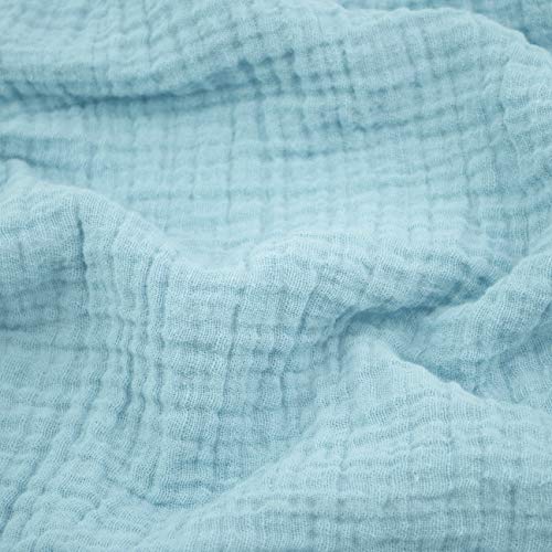 5 Yards Double Gauze Fabric - Premium 100% Cotton Muslin Fabric - ...