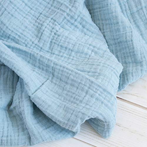 5 Yards Double Gauze Fabric - Premium 100% Cotton Muslin Fabric - ...