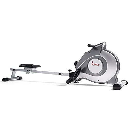 Sunny Health & Fitness Magnetic Rowing Machine Rower with LCD Moni...
