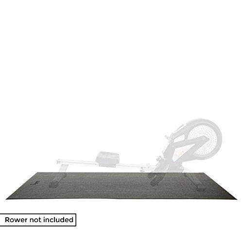 Sunny Health & Fitness Treadill Mat -Large - NO. 074-L, Black