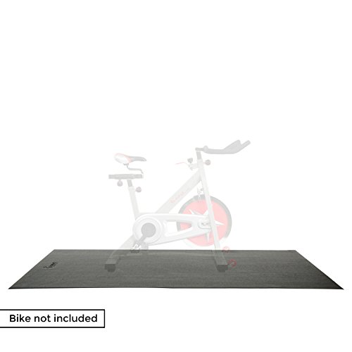 Sunny Health & Fitness Treadill Mat -Large - NO. 074-L, Black