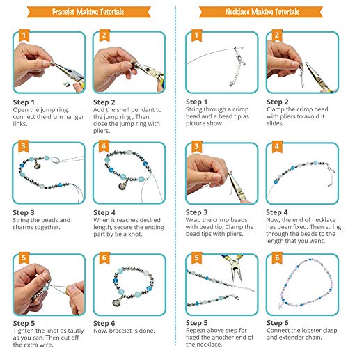 SUNNYCLUE 1 Box 650+ pcs Luxury Jewelry Making Kits Beaded Charm B...