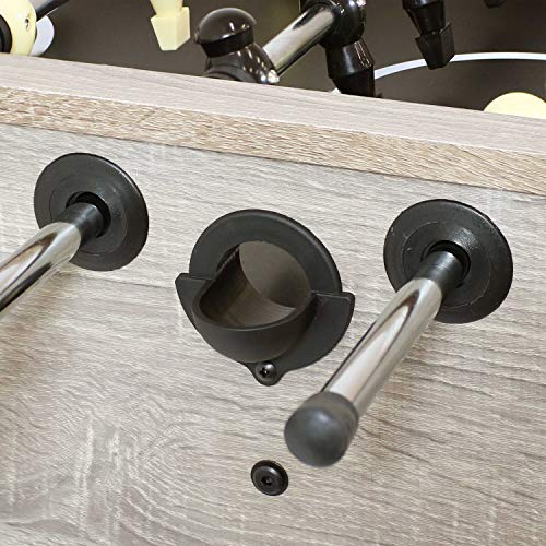 Sunnydaze Delano Foosball Table with Gray Distressed Wood Look - 5...