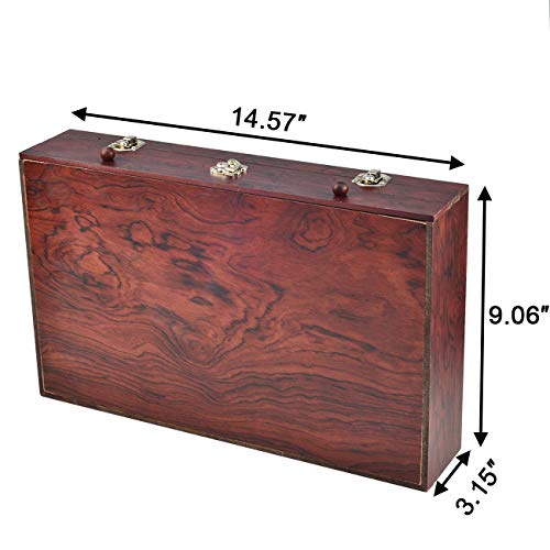 Sunnyglade 145 Piece Deluxe Art Set, Wooden Art Box & Drawing Kit ...