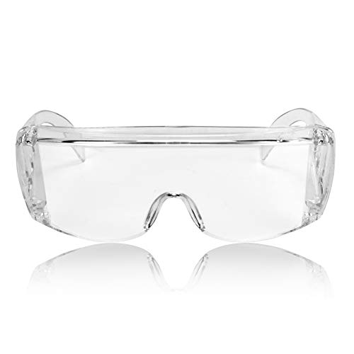 Protective Safety Glasses with Clear Anti-fog Lenses Transparent E...