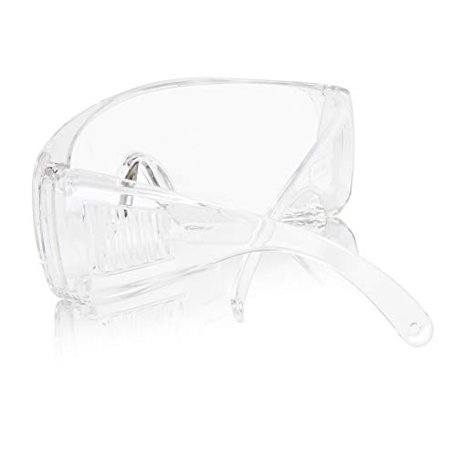 Protective Safety Glasses with Clear Anti-fog Lenses Transparent E...