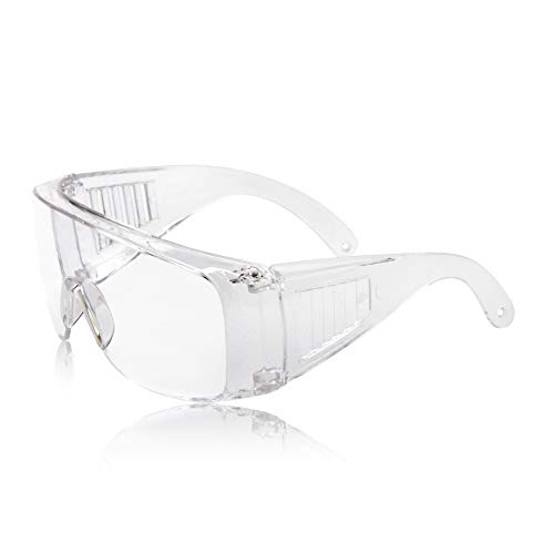 Protective Safety Glasses with Clear Anti-fog Lenses Transparent E...