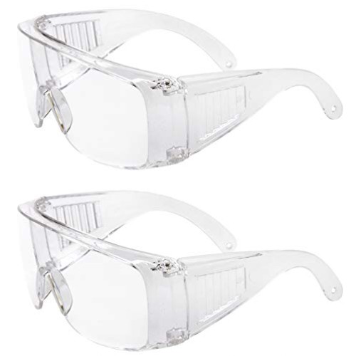 Protective Safety Glasses with Clear Anti-fog Lenses Transparent E...