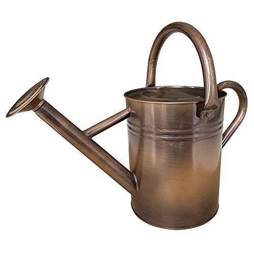 SunnyTong Galvanized Steel Watering Can Metal Watering Can for Out...