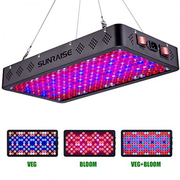 SUNRAISE 2000W LED Grow Light Full Spectrum Triple-Chips LED Lens ...