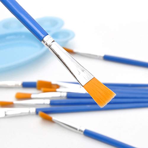 50 Pcs Pointed Round Brushes for Kids/Students/Starter/Teens ，Det...