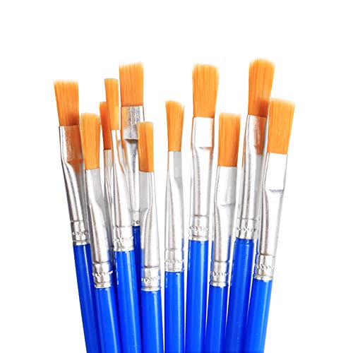 50 Pcs Pointed Round Brushes for Kids/Students/Starter/Teens ，Det...
