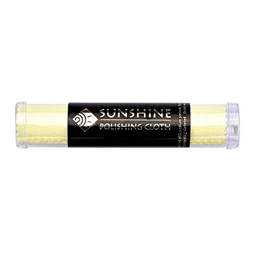 Sunshine 25 Polishing Cloths Jewelry Cleaner Tube Silver Brass Gol...