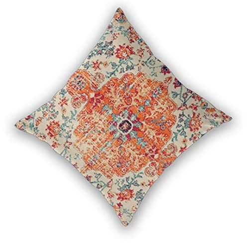 Sunshineyan Burnt Orange Boho Throw Pillow Covers 18x18 Set of 2, ...