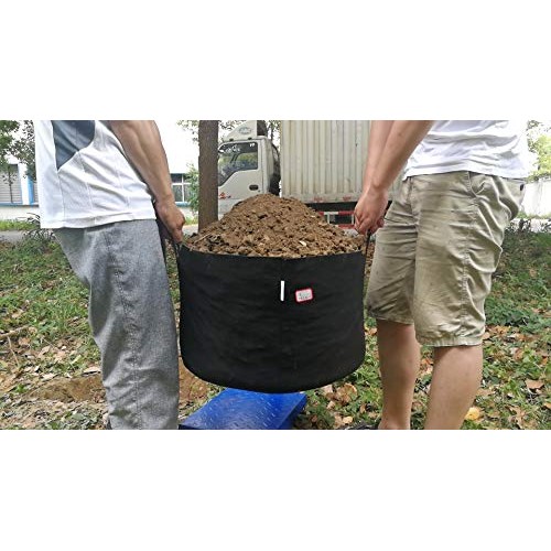 SunStream 5-Pack 10 Gallons Heavy Duty Thickened Nonwoven Fabric P...