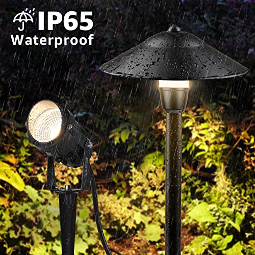 SUNVIE LED Landscape Lighting Kit Low Voltage Landscape Lights wit...