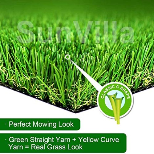 SunVilla SV6.5X10 Realistic Indoor/Outdoor Artificial Grass/Turf...