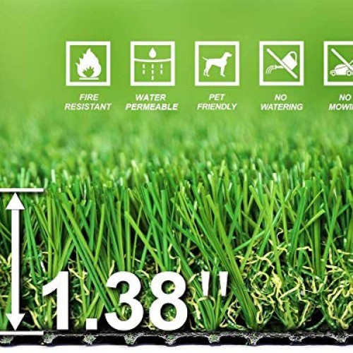 SunVilla SV6.5X10 Realistic Indoor/Outdoor Artificial Grass/Turf...
