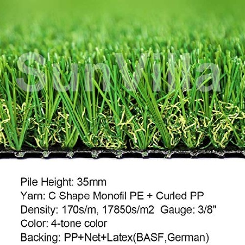 SunVilla SV6.5X10 Realistic Indoor/Outdoor Artificial Grass/Turf...