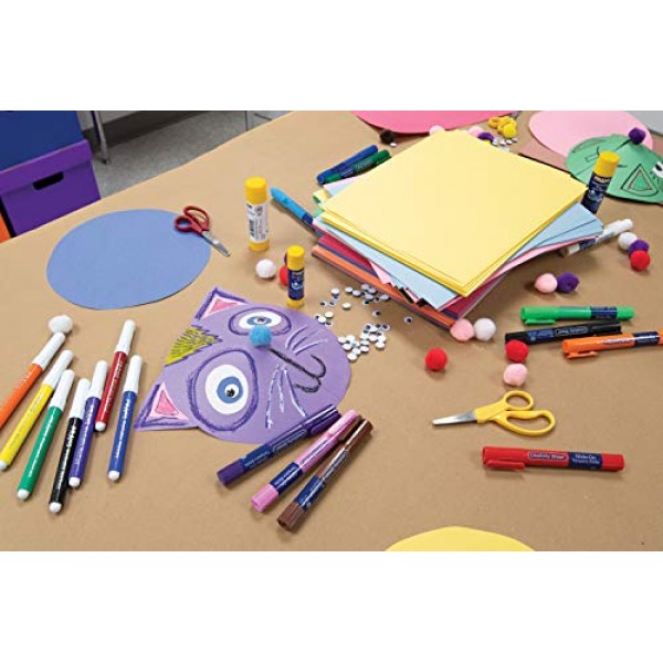 SunWorks Construction Paper, 10 Assorted Colors, 9 x 12, 500 She...
