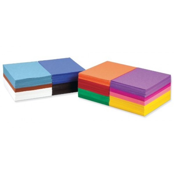 SunWorks Construction Paper Sampler, 12 Assorted Colors, 9 x 12,...