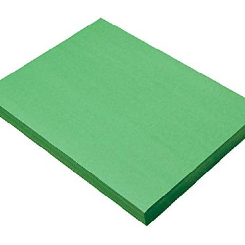 SunWorks Heavyweight Construction Paper, 9 x 12 Inches, Holiday Gr...