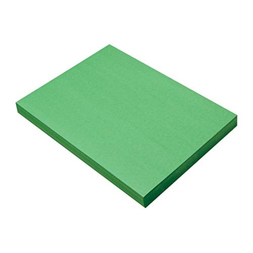 SunWorks Heavyweight Construction Paper, 9 x 12 Inches, Holiday Gr...
