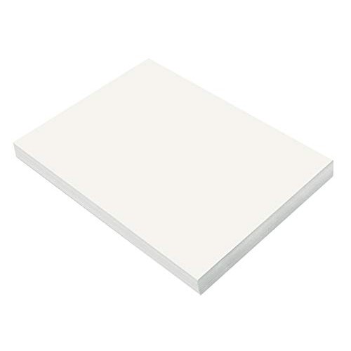 SunWorks Heavyweight Construction Paper, 9 x 12 Inches, White, 100...