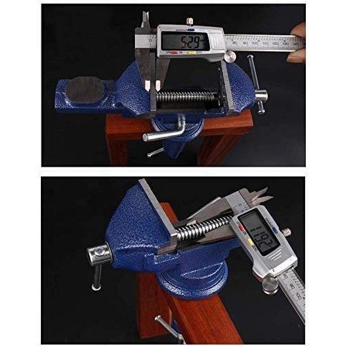 Vise Universal Rotate 360° Work Bench Clamps-on Vise Table Vise, 2.5