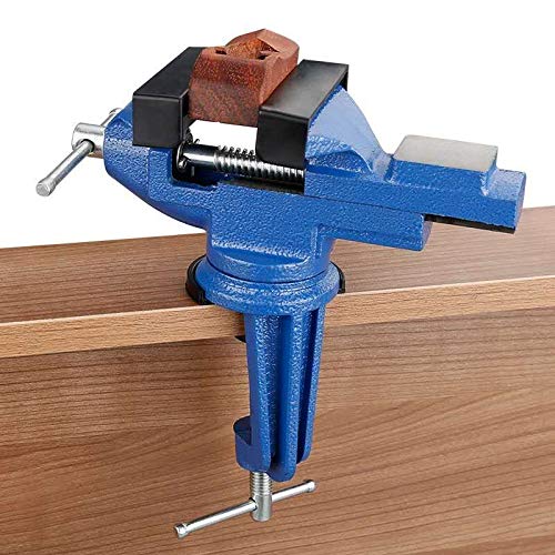 Vise Universal Rotate 360° Work Bench Clamps-on Vise Table Vise, 2.5