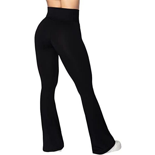 Sunzel Flare Leggings, Crossover Yoga Pants with Tummy Control, Hi...
