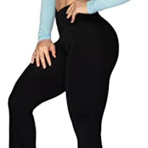 Sunzel Flare Leggings, Crossover Yoga Pants with Tummy Control, Hi...