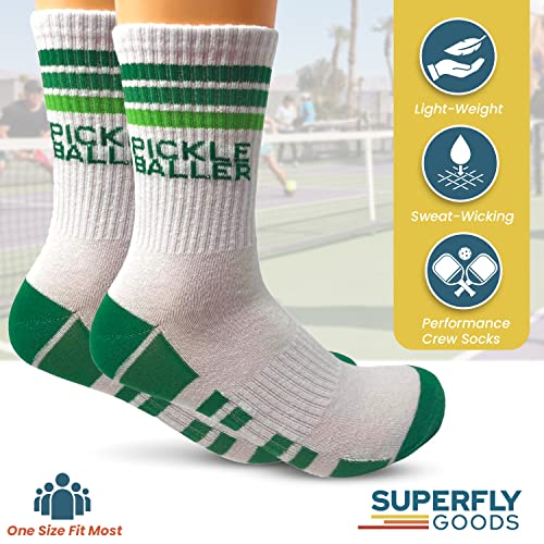 Super Fly Goods Pickle Baller Pickleball Socks Pickleball Gift Per...
